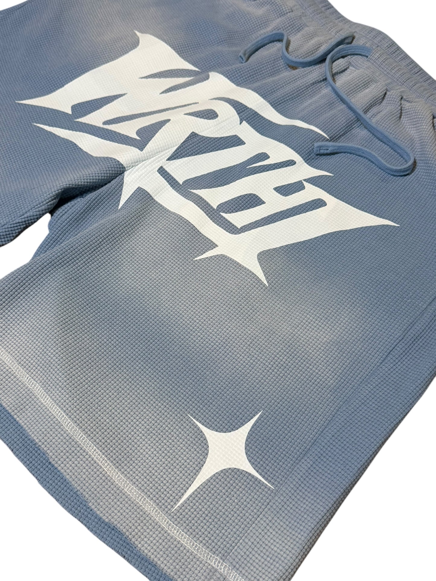 sun fade waffle set - shorts